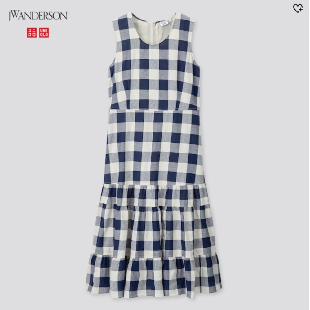 NWT Uniqlo x JW Anderson tiered sleeveless dress